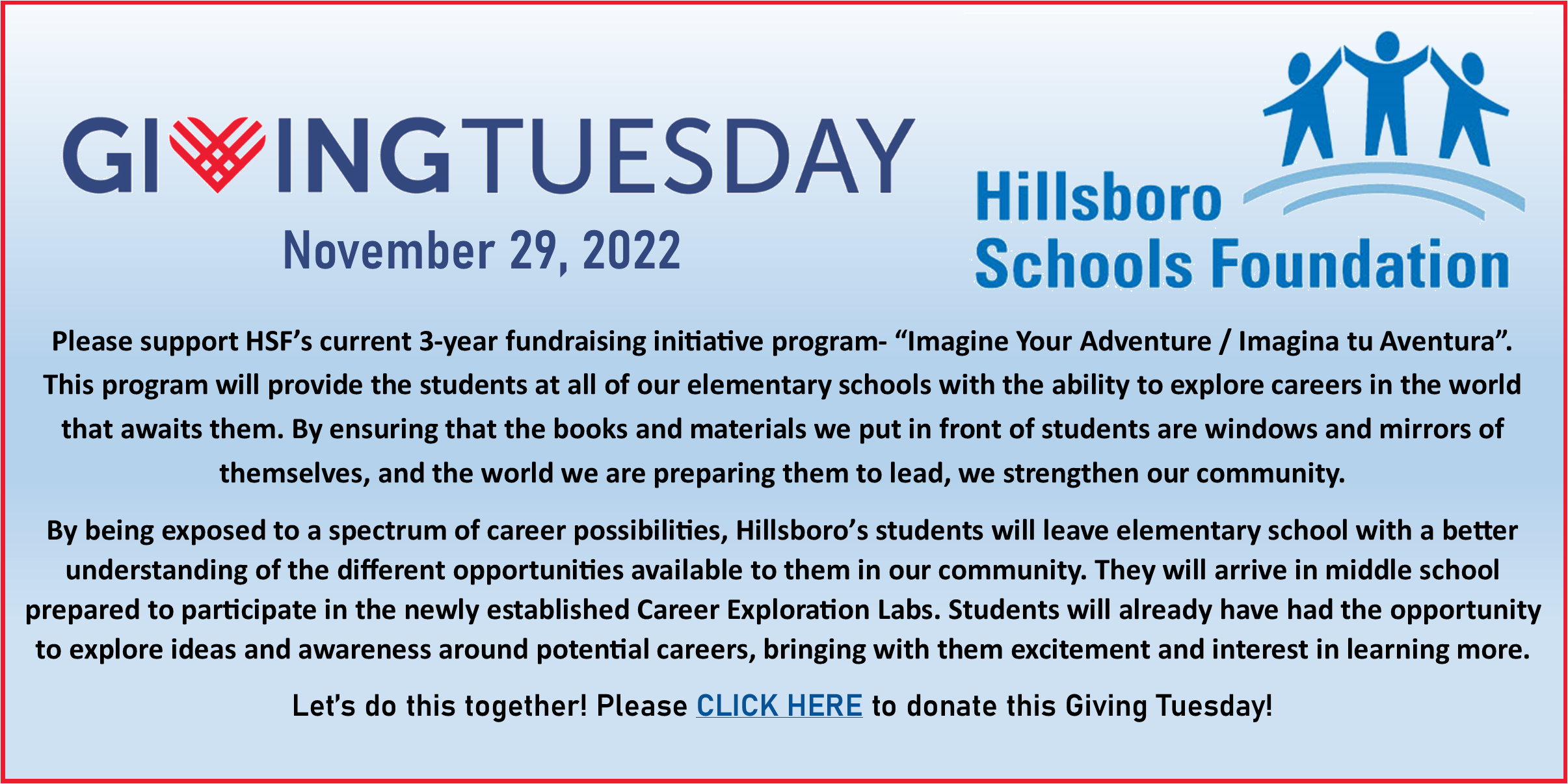 Hillsboro Schools Foundation Grant Cycle 2022-2023