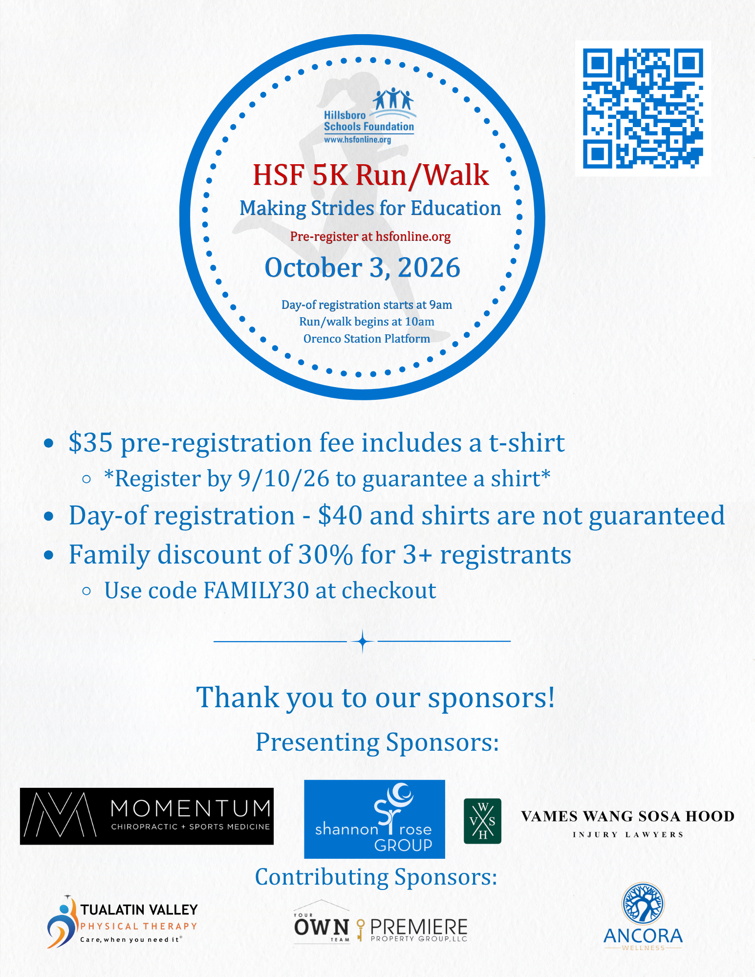 2026 HSF Auction Logo Save the Date
