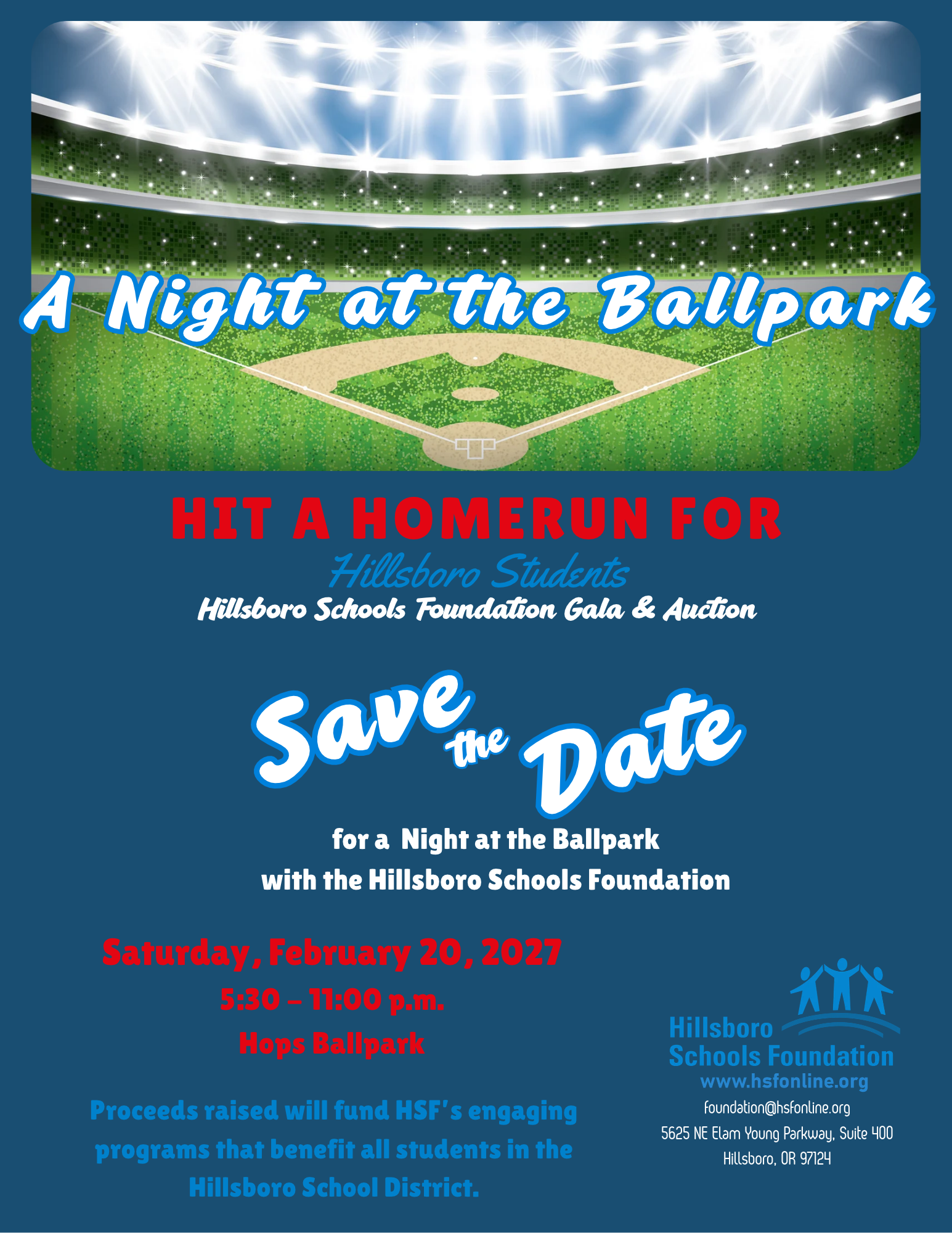 Save the Date Flyer
